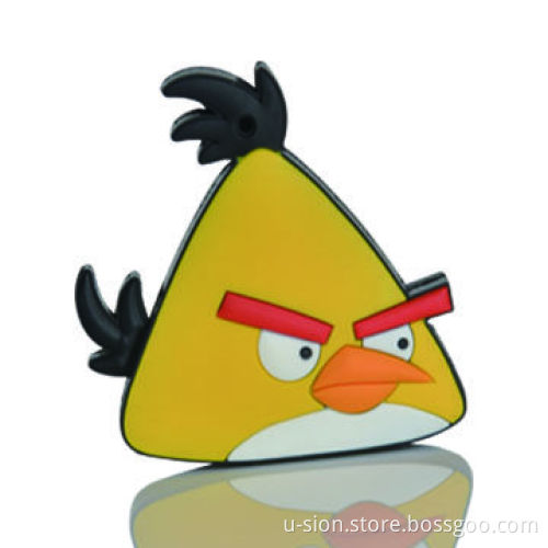 Angry Customized Bird Gift PVC USB Flash Drive with Factory Price
